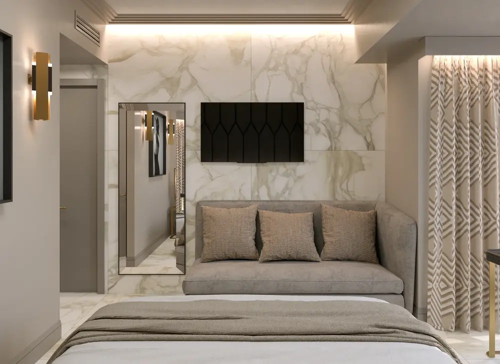 Progetto architettonico per hotel ambasciatori.