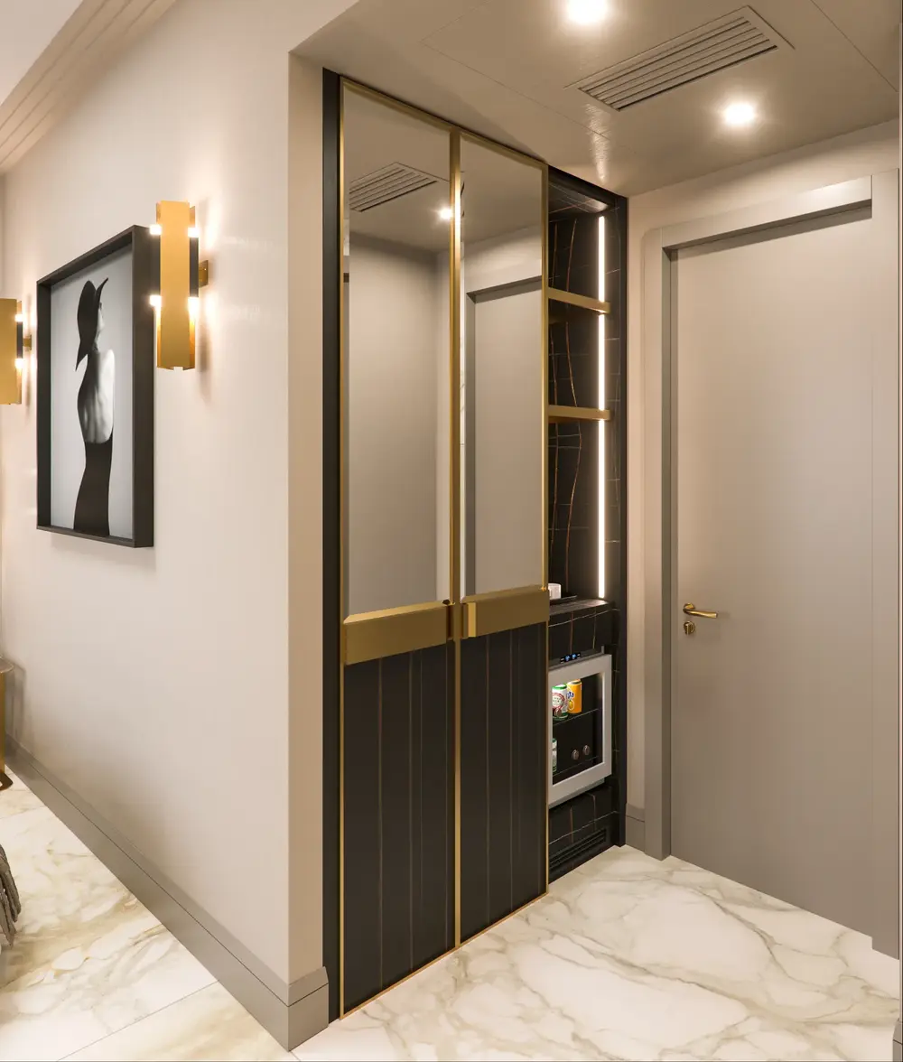 Progetto architettonico per hotel ambasciatori.