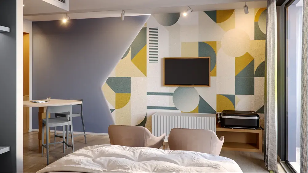 Progetto architettonico per hotel donatello 06.
