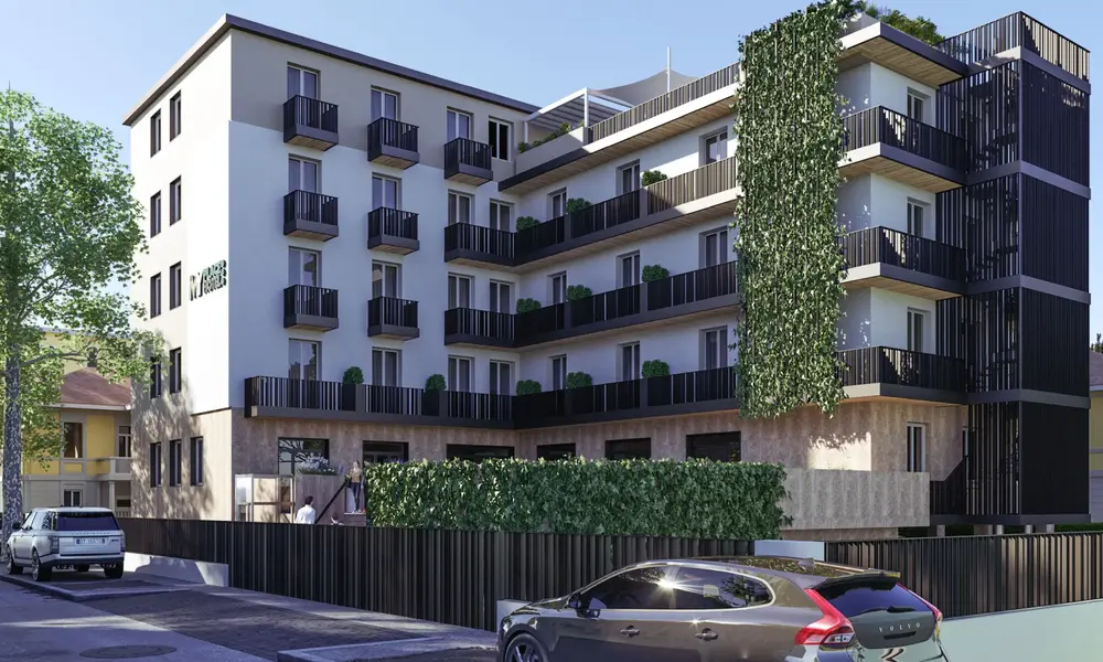Progetto architettonico per hotel myplace 01.