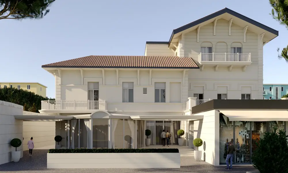 Progetto architettonico per hotel regina elena 57.