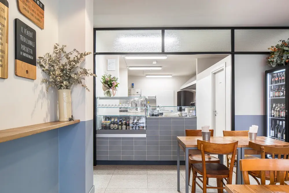 Progetto architettonico per la piadineria di santarcangelo.