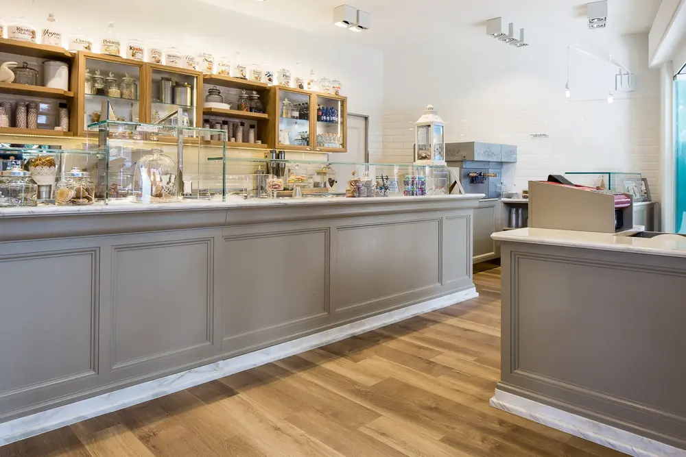 Progetto architettonico per gelateria slurp.