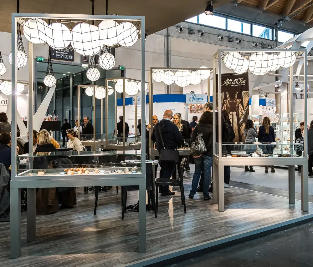 Progetto architettonico per stand proni sigep.