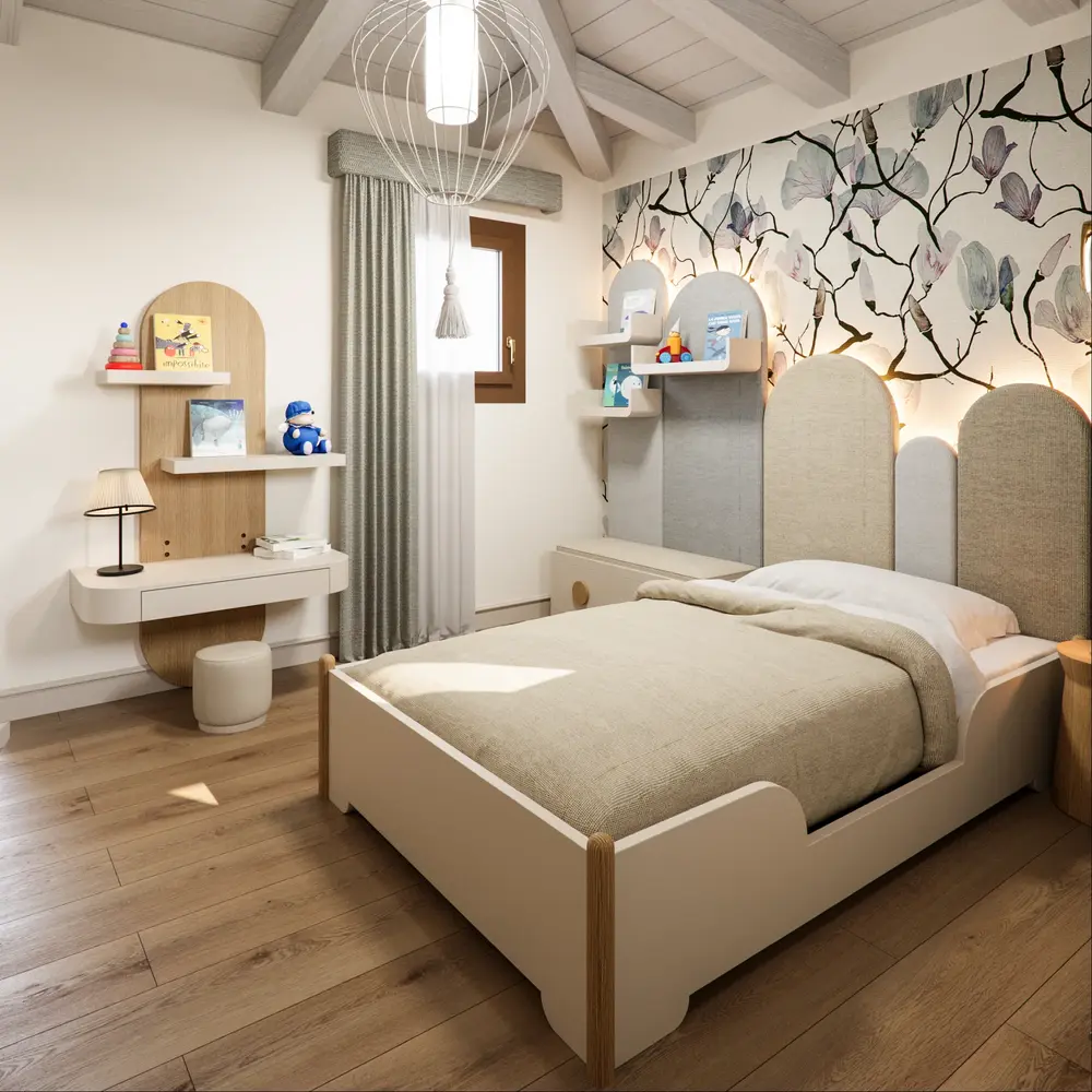 Arredamento cameretta bambino.
