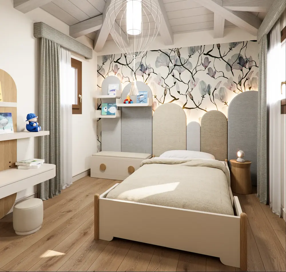 Arredamento cameretta bambino.