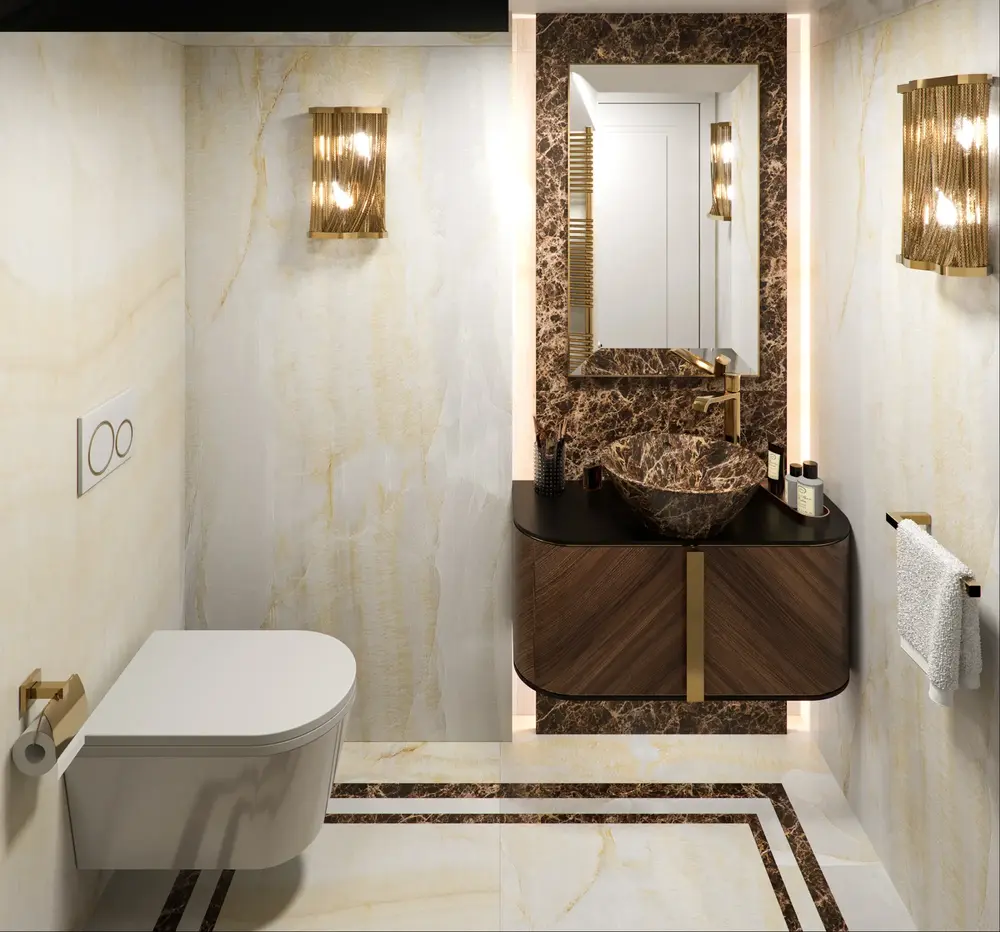 Arredamento casa con marmi.