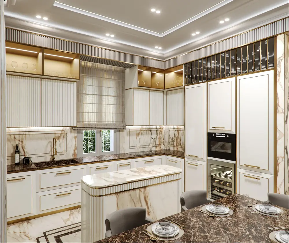 Arredamento casa con marmi.